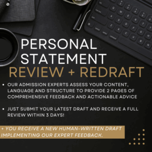 Personal Statement Review + Redraft